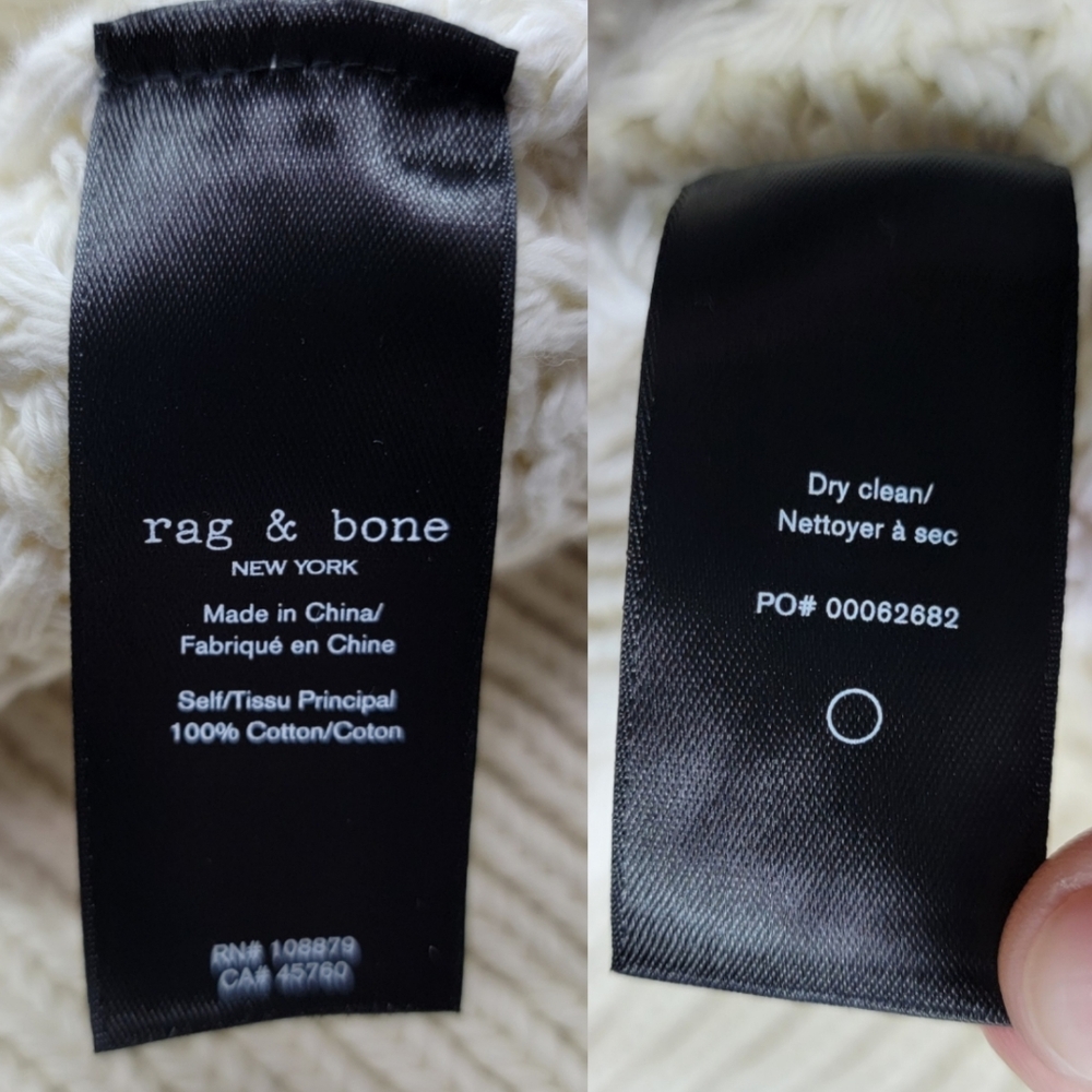 Rag & Bone NWT V-Neck Sleeveless Jolie Knit Sweater Vest Size Large $350 - Picture 13 of 16